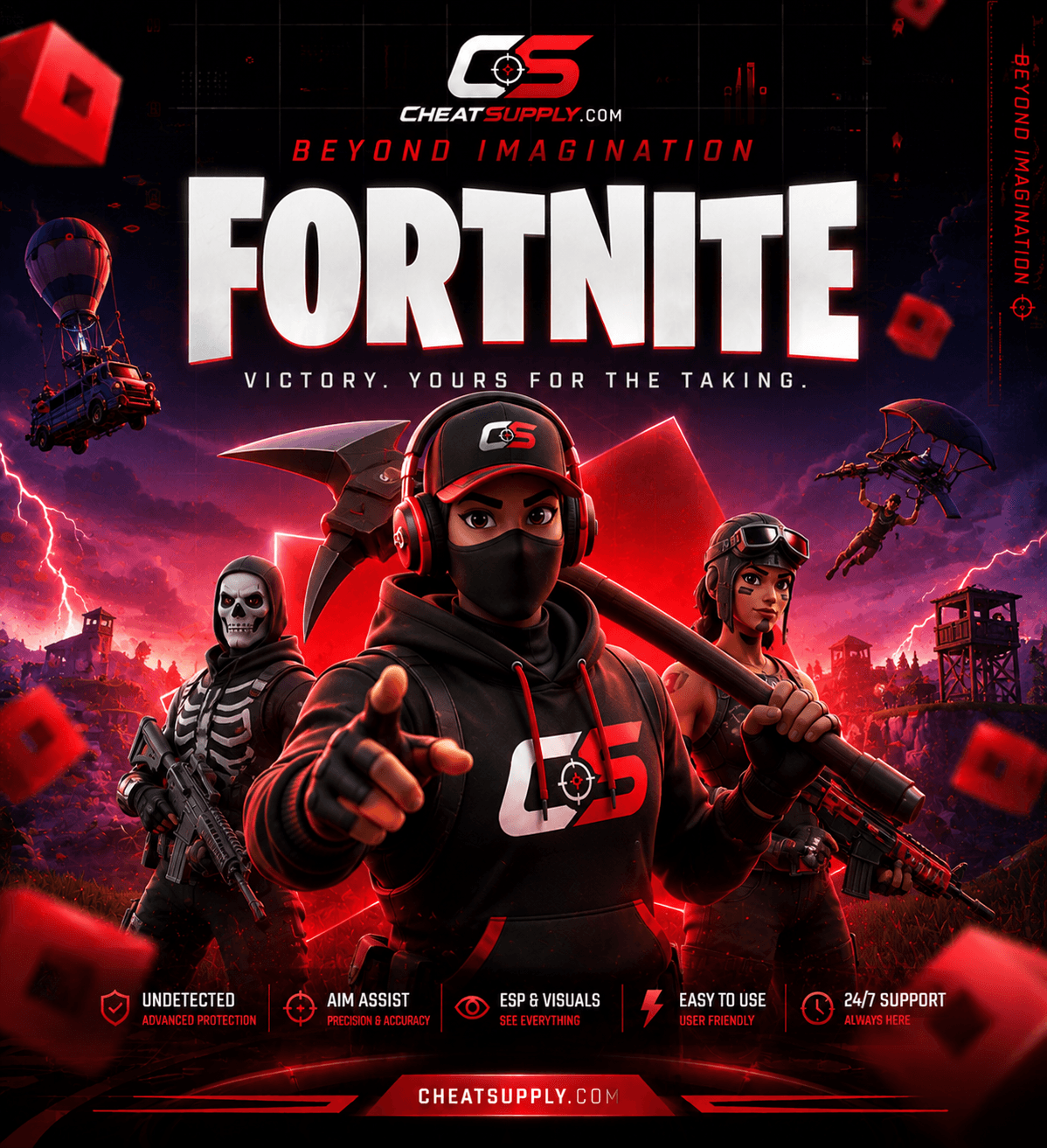 Fortnite cheats, executors and accounts
